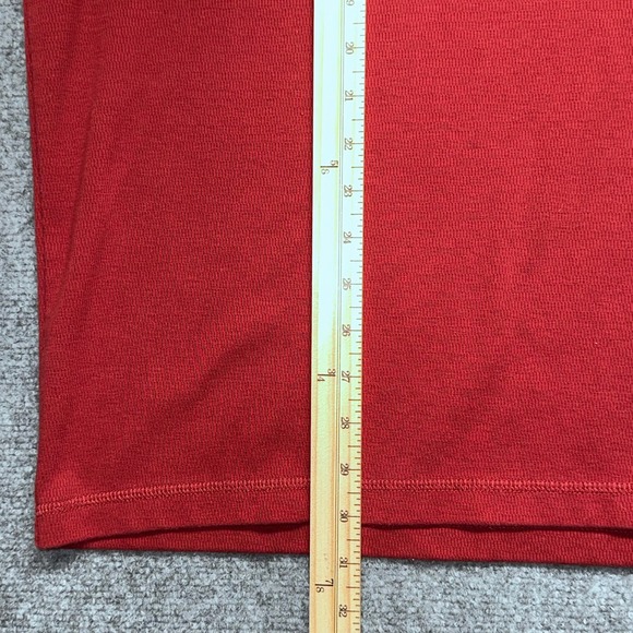 Carhartt Mens Red Long Sleeve Henley Pocket T Shirt Relaxed Fit 2XL 104429 R09 - Picture 7 of 12